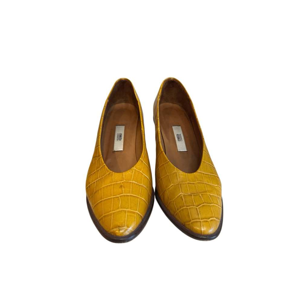 Miista Bernadette Croc Leather Heels Pumps - Picture 4 of 11